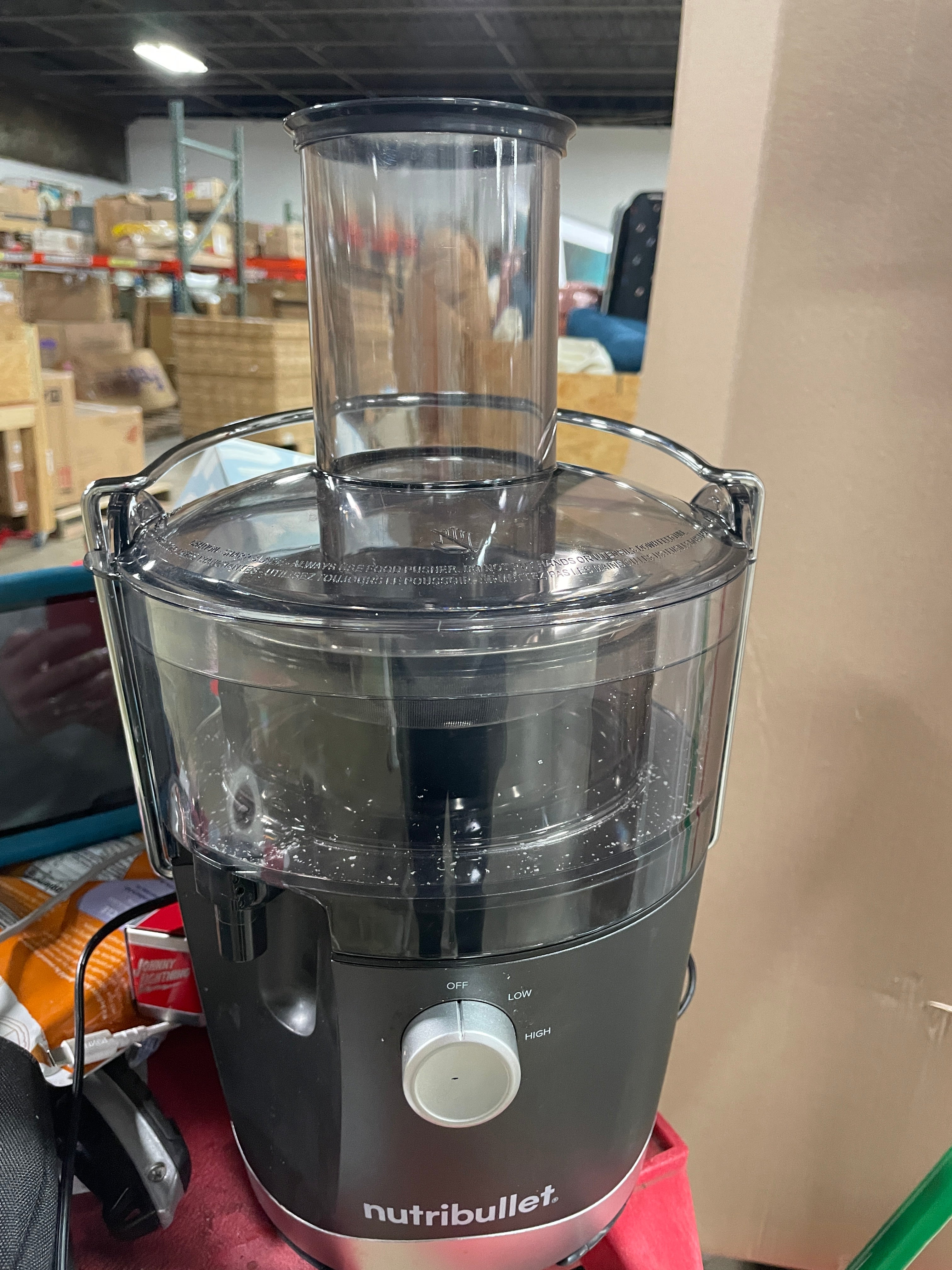 2-Speed Electric Juicer - Gray