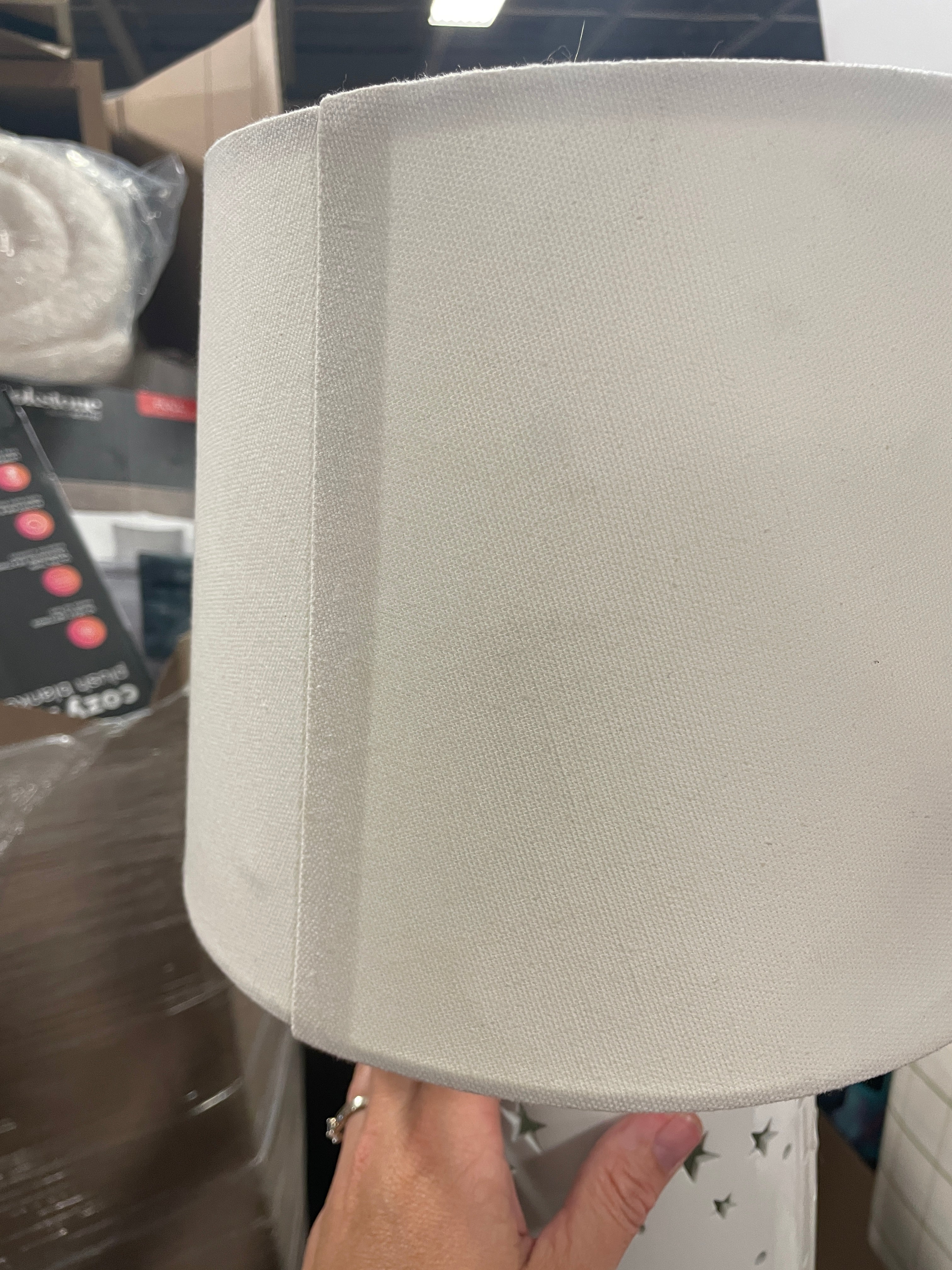 2-in-1 Starry Kids' Table Lamp White