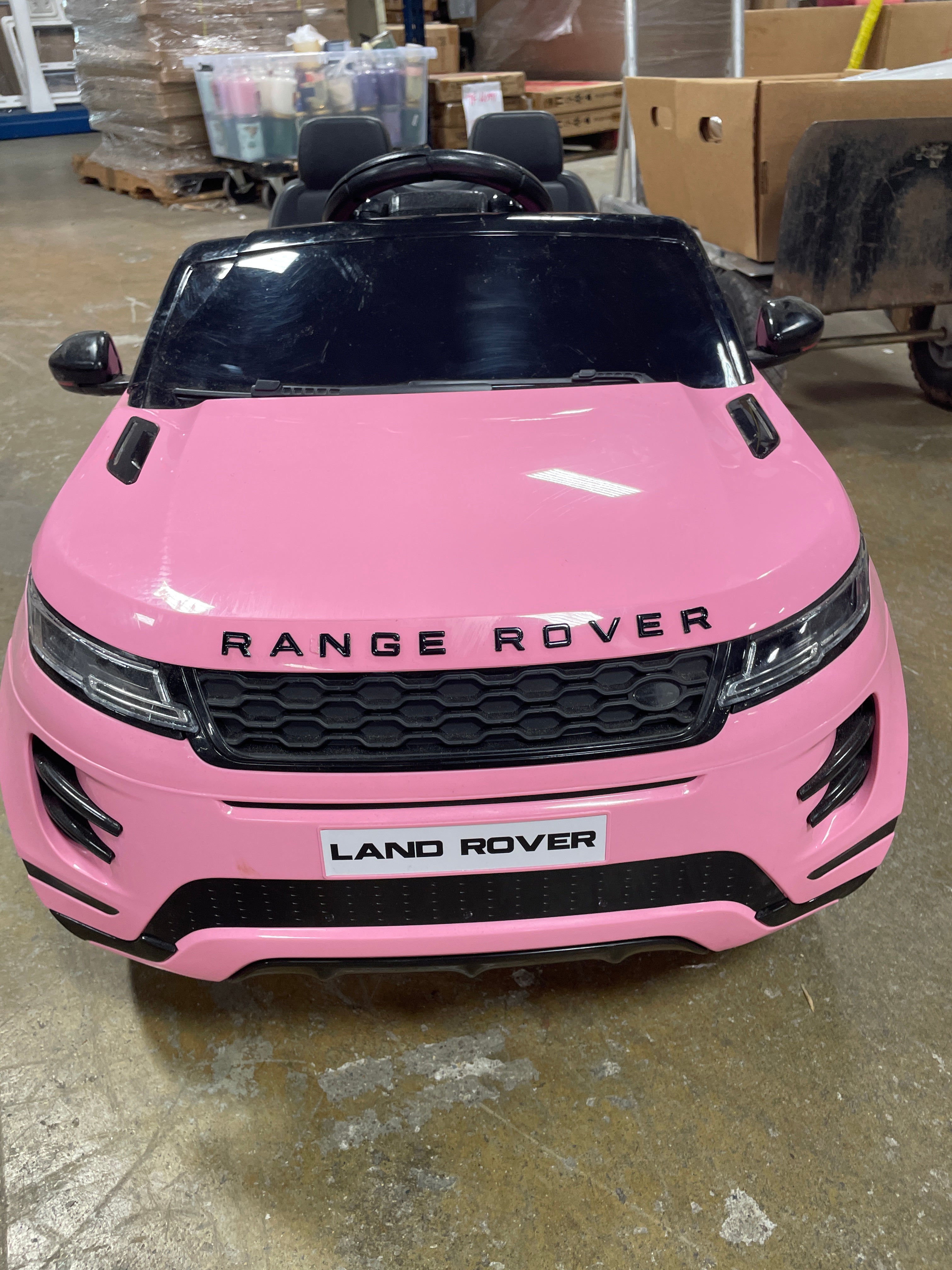 12V Range Rover Evoque Powered Ride-On Car - Pink