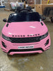 12V Range Rover Evoque Powered Ride-On Car - Pink