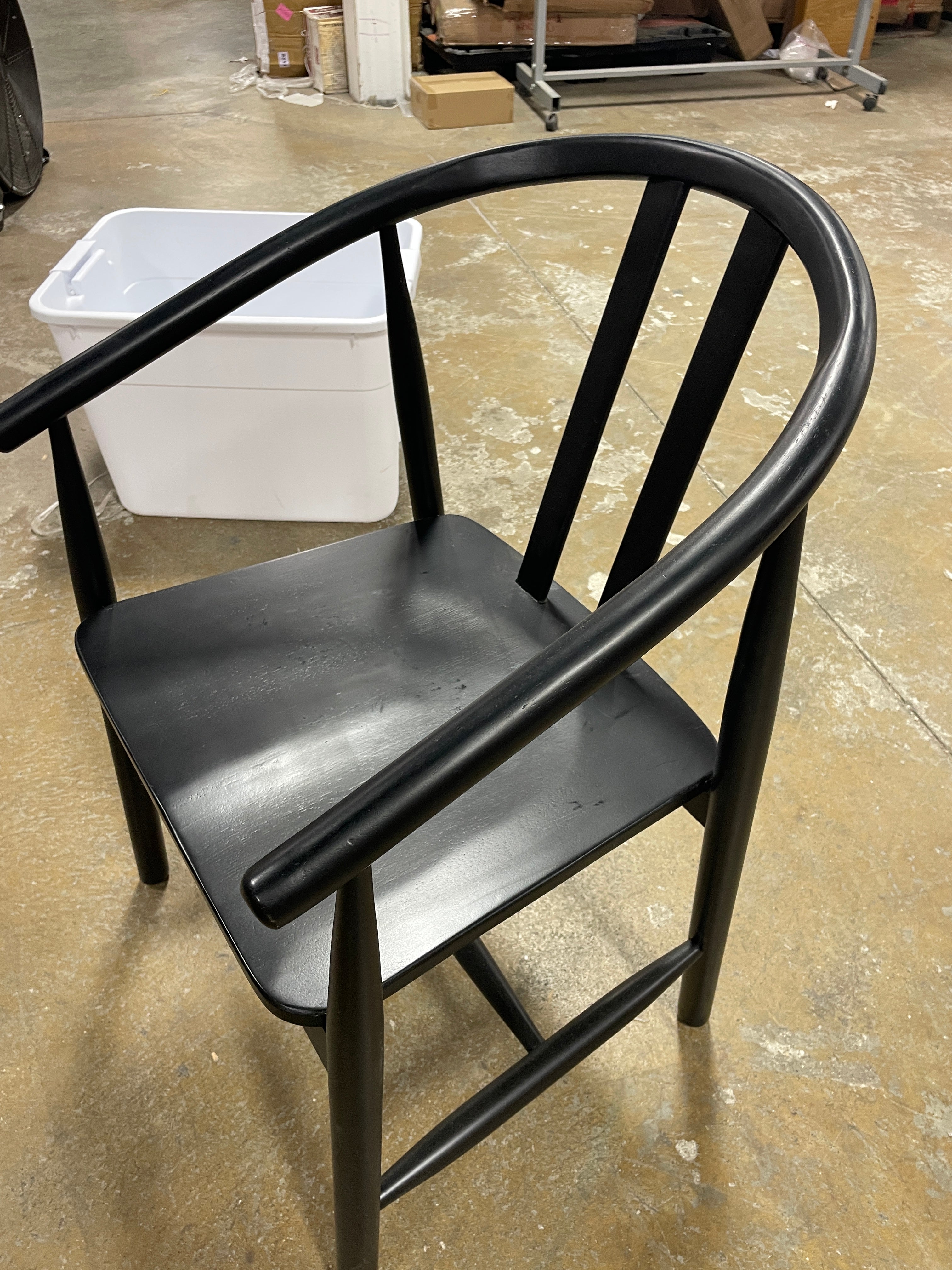 Sculpted Wood Dining Chair