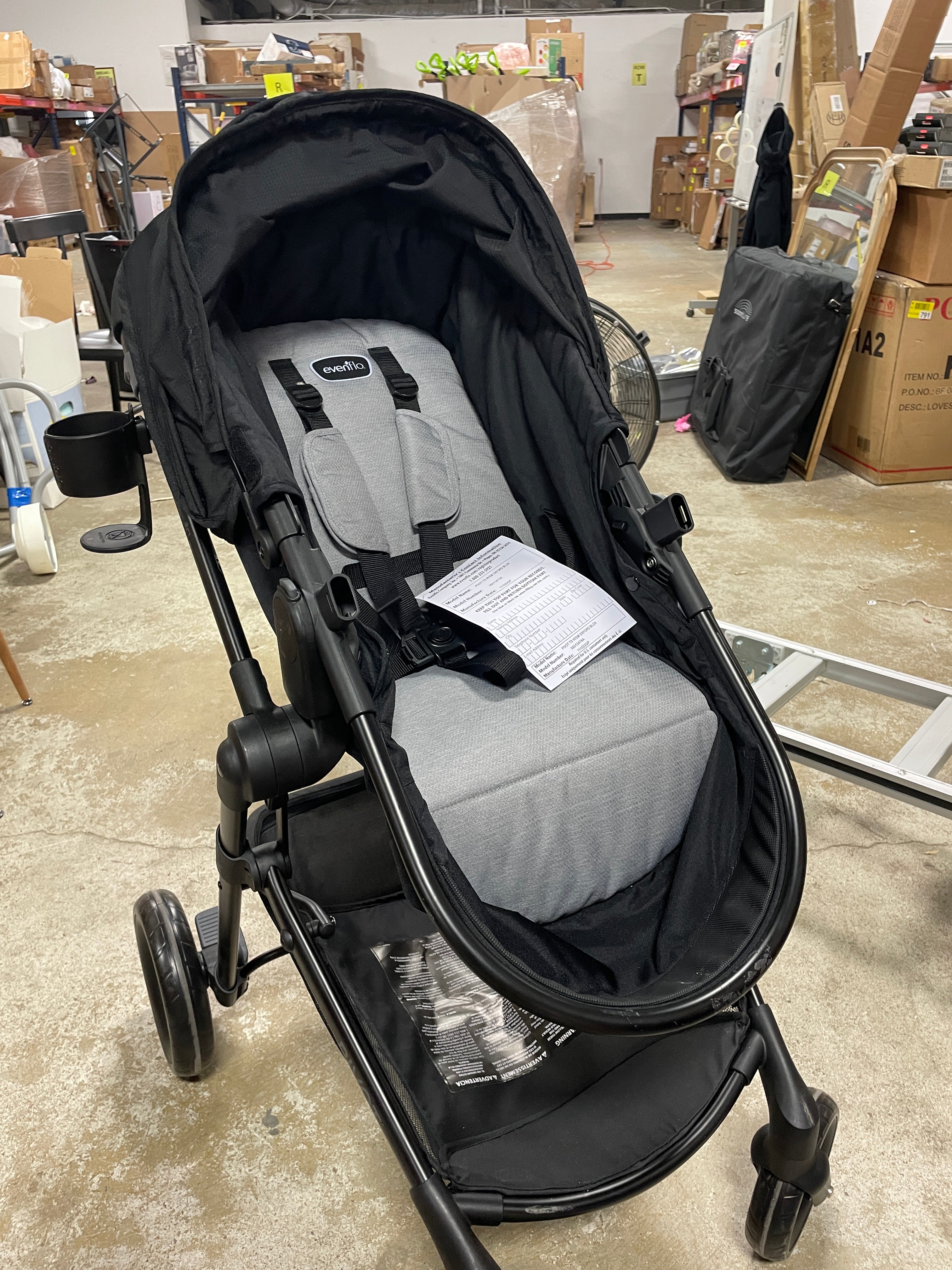 evenflo pivot travel system oxford black Pivot Travel System