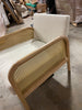 Cane Accent Chair Cream