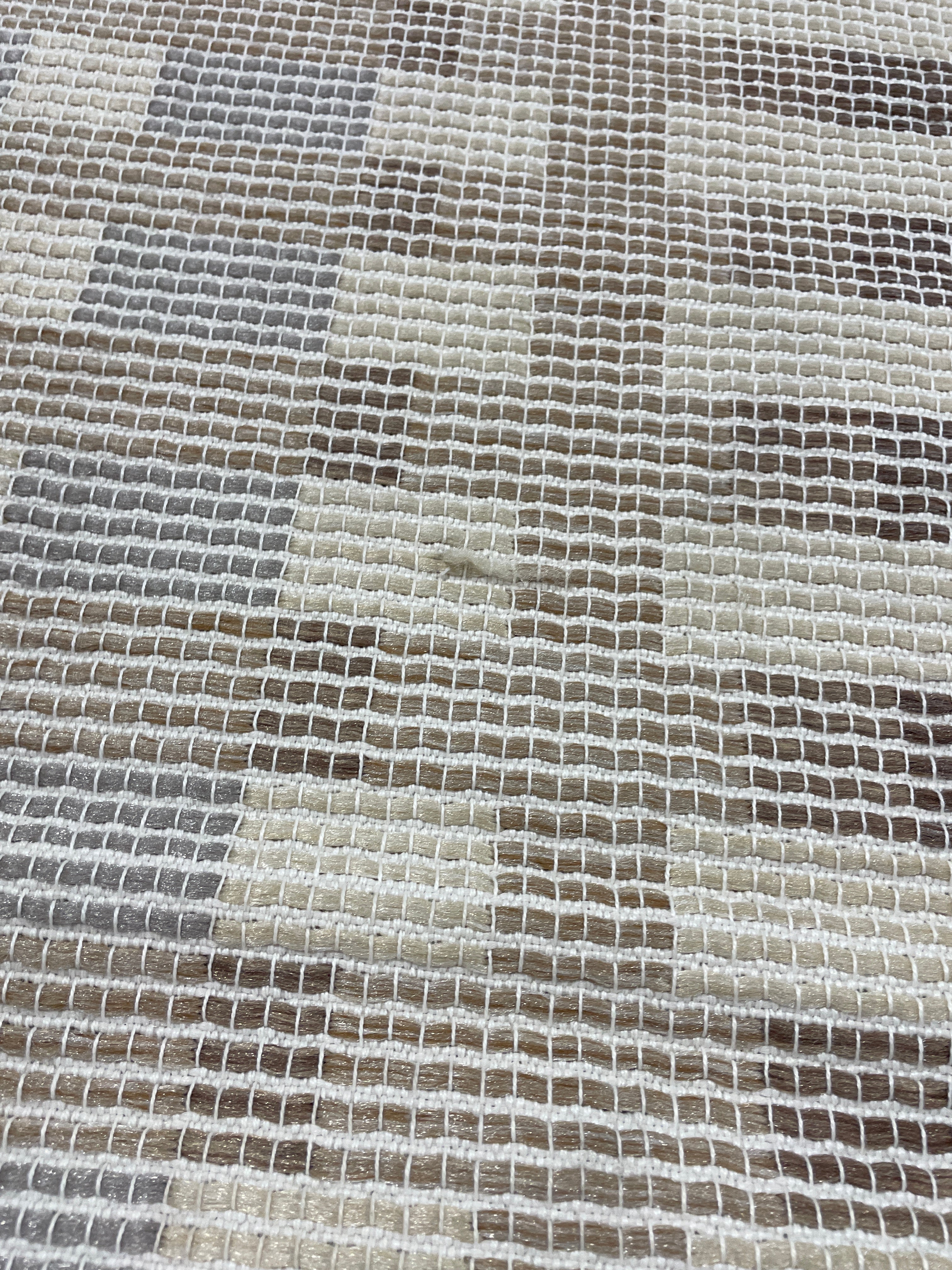 Beachside Grid Outdoor Rug Naturals