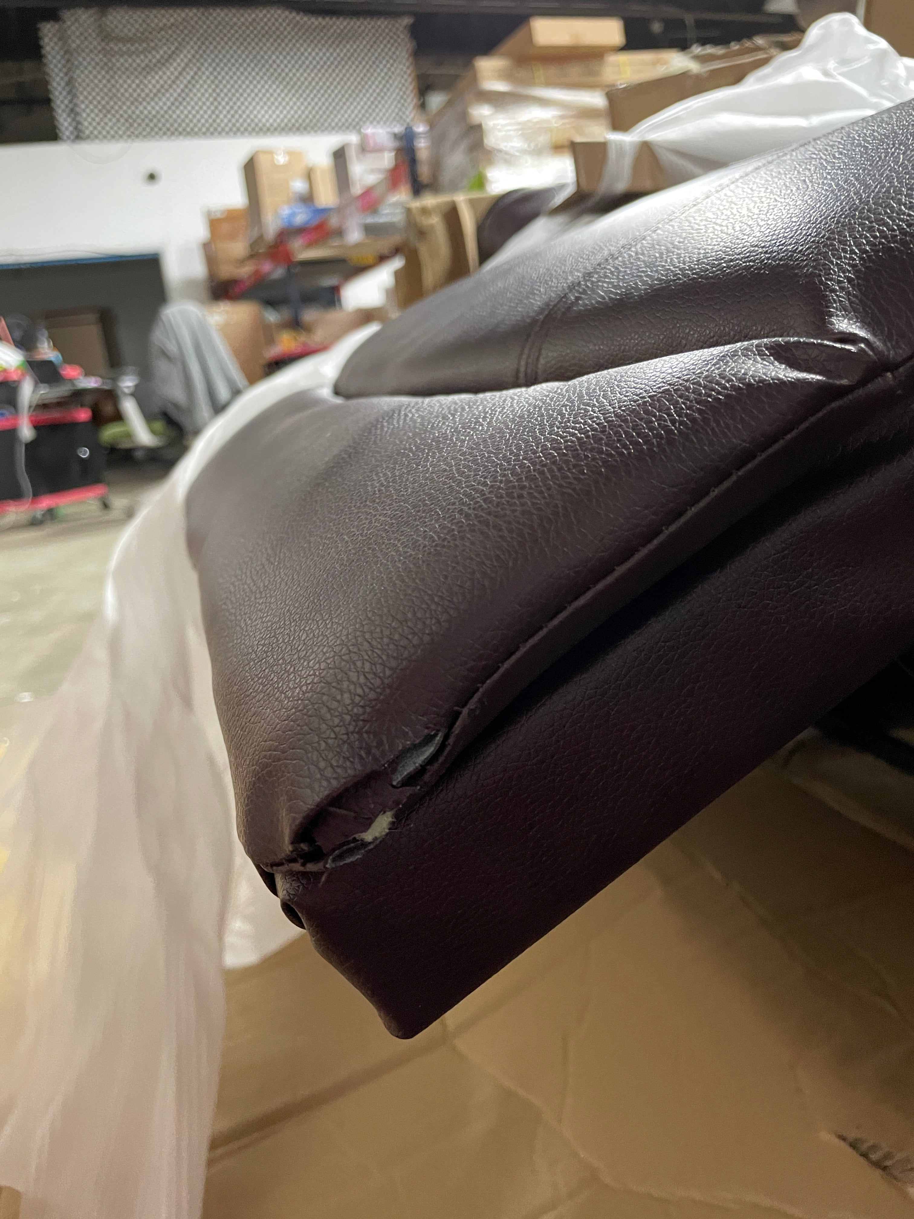 Aad Faux Leather Recliner
