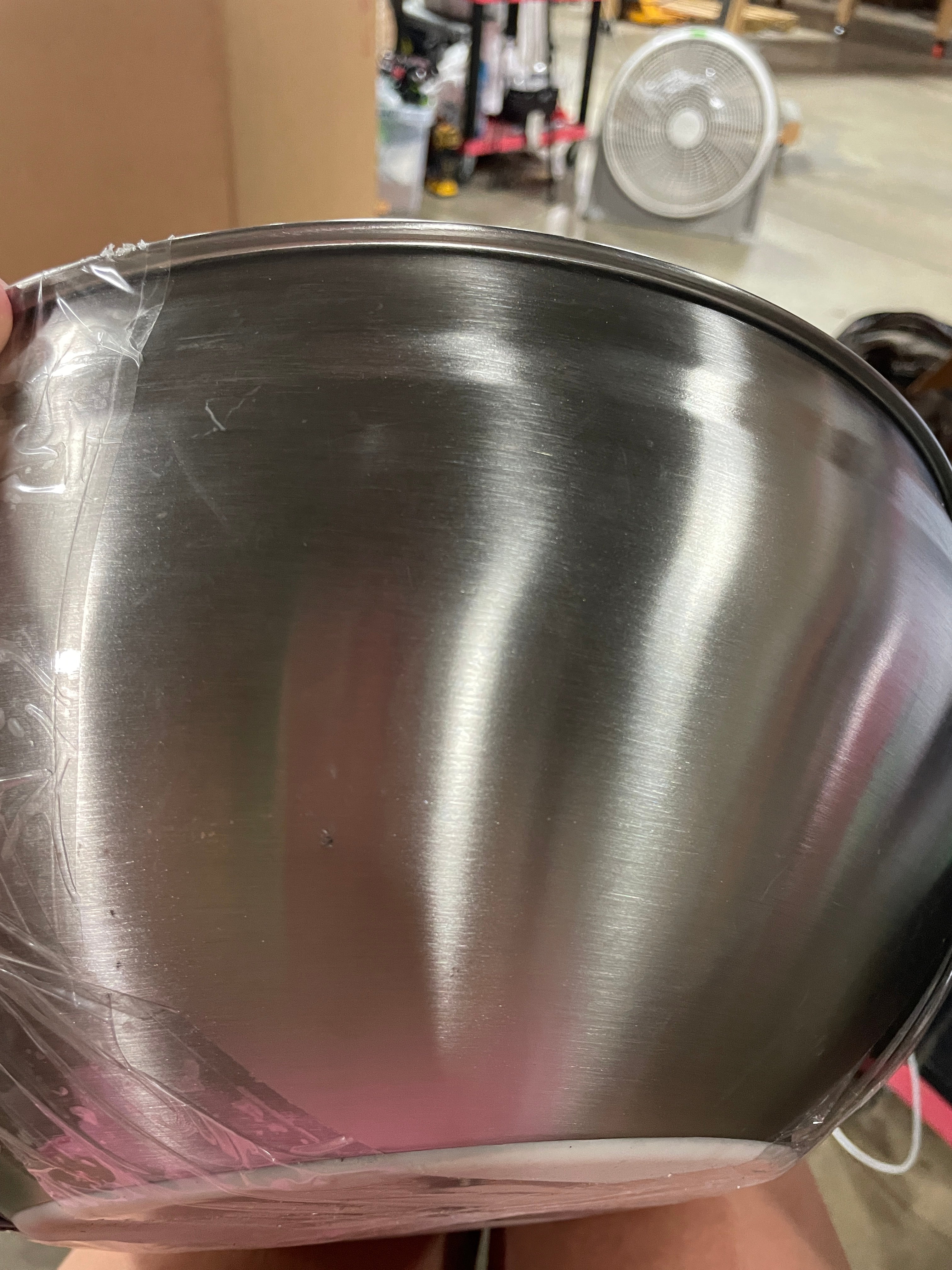 5pc Stainless Steel Non-Slip Mixing Bowls (no lids) Silver