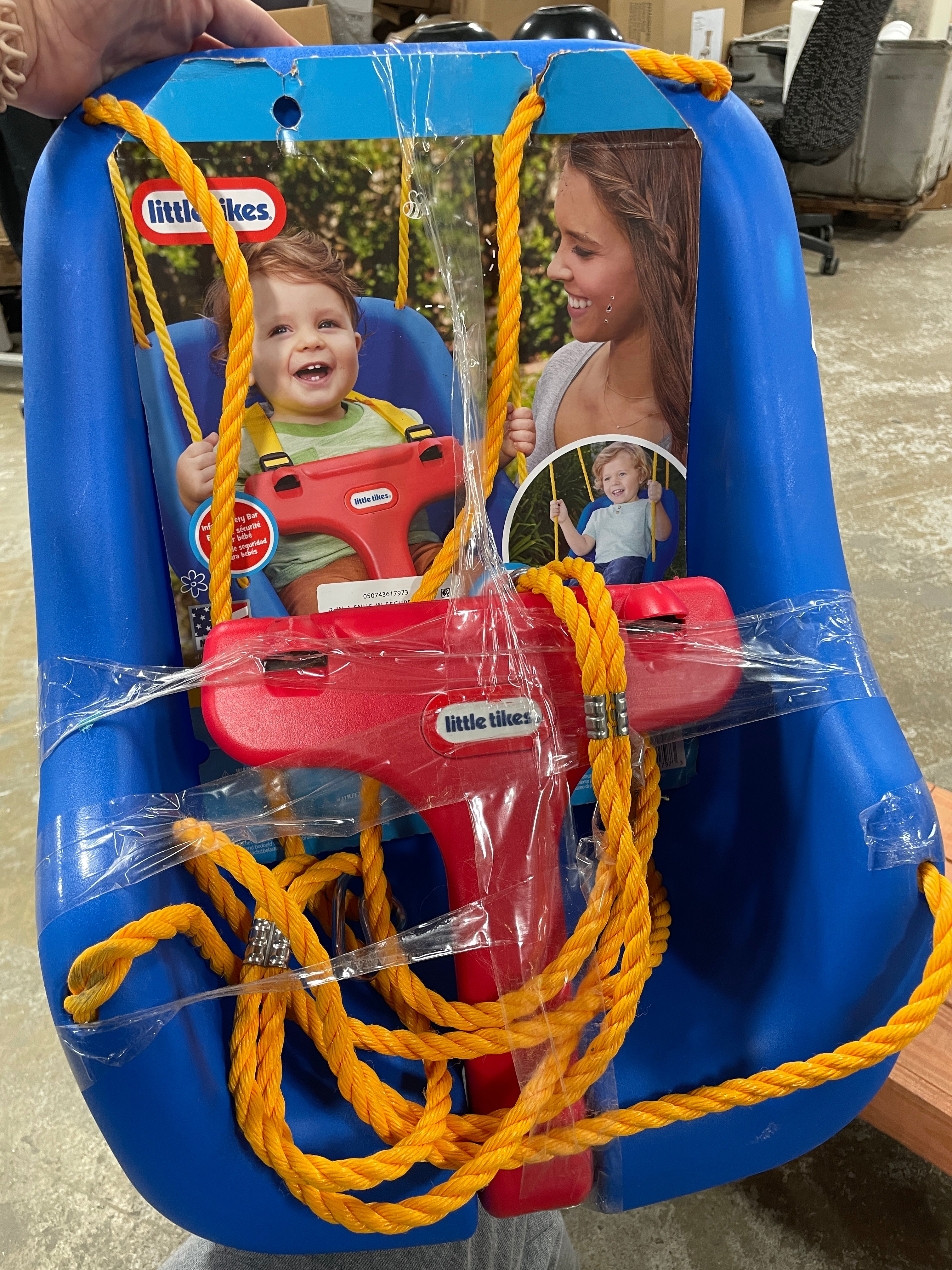 2-in-1 Snug 'n Secure Swing - Blue