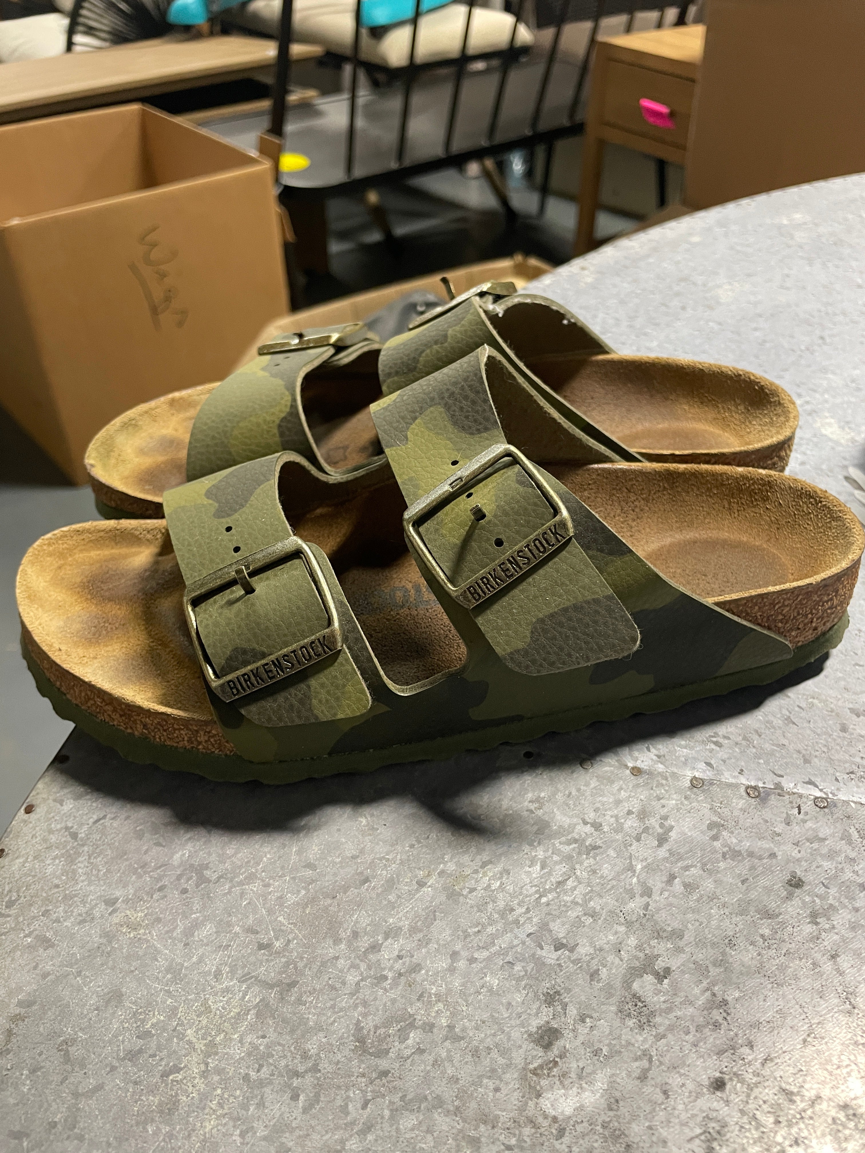 Womens Arizona Sandal, Camo sz 37