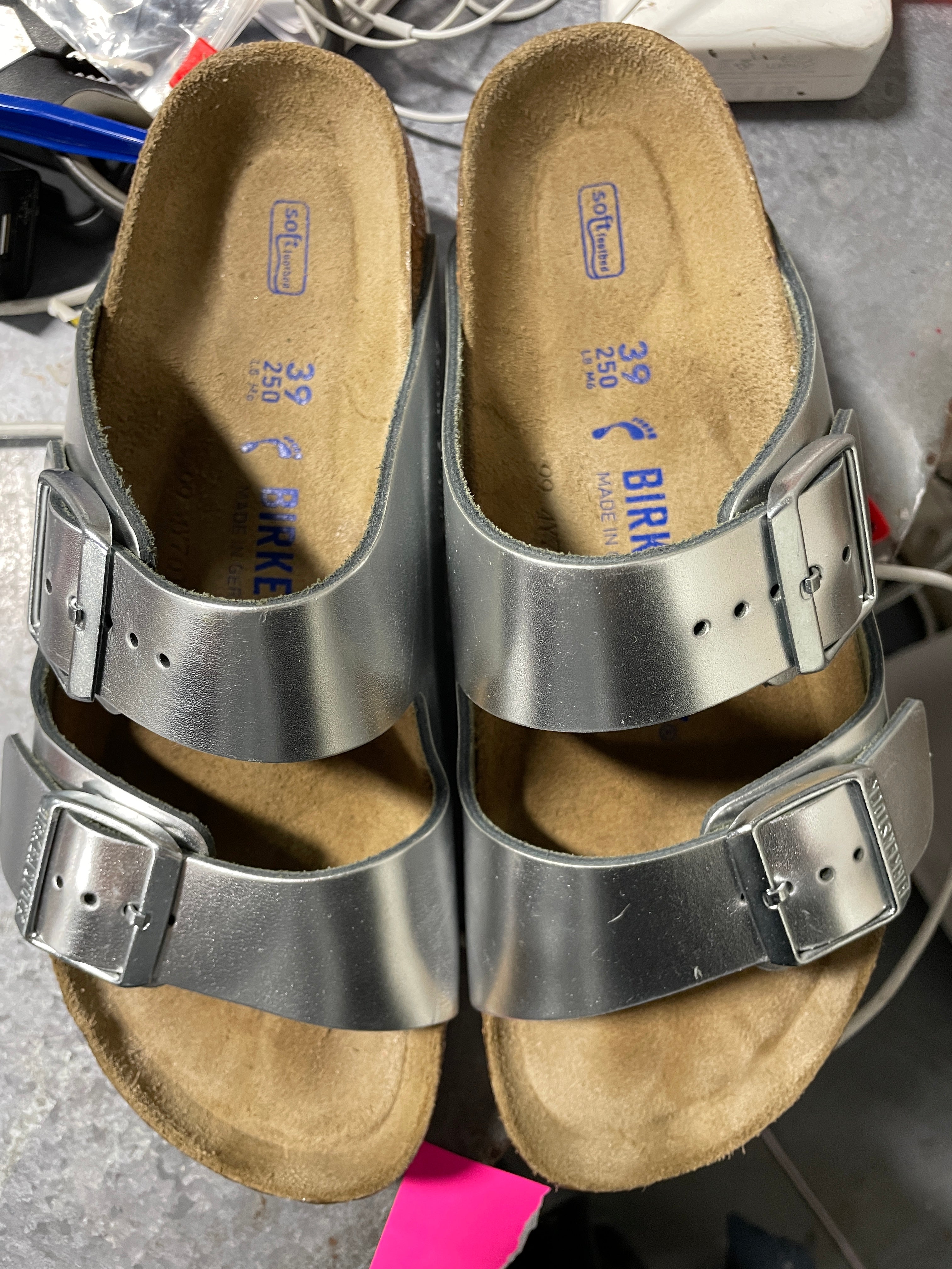 Birkenstock Soft Slide Sandal, size 39 😮