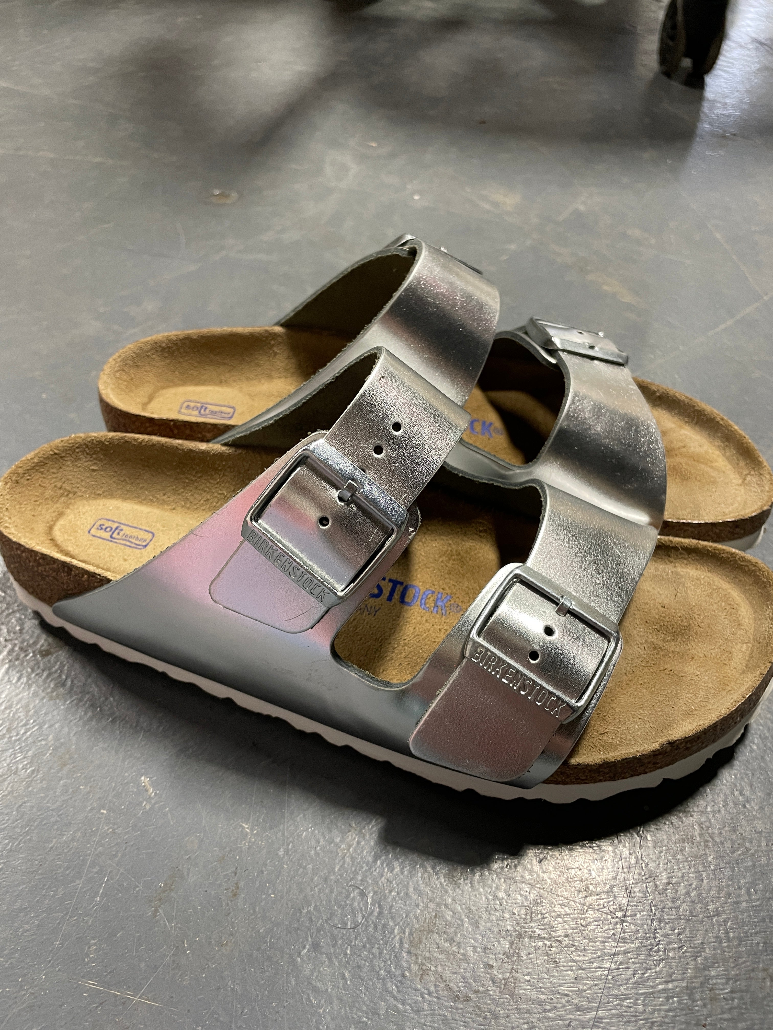 Birkenstock Soft Slide Sandal, size 39 😮