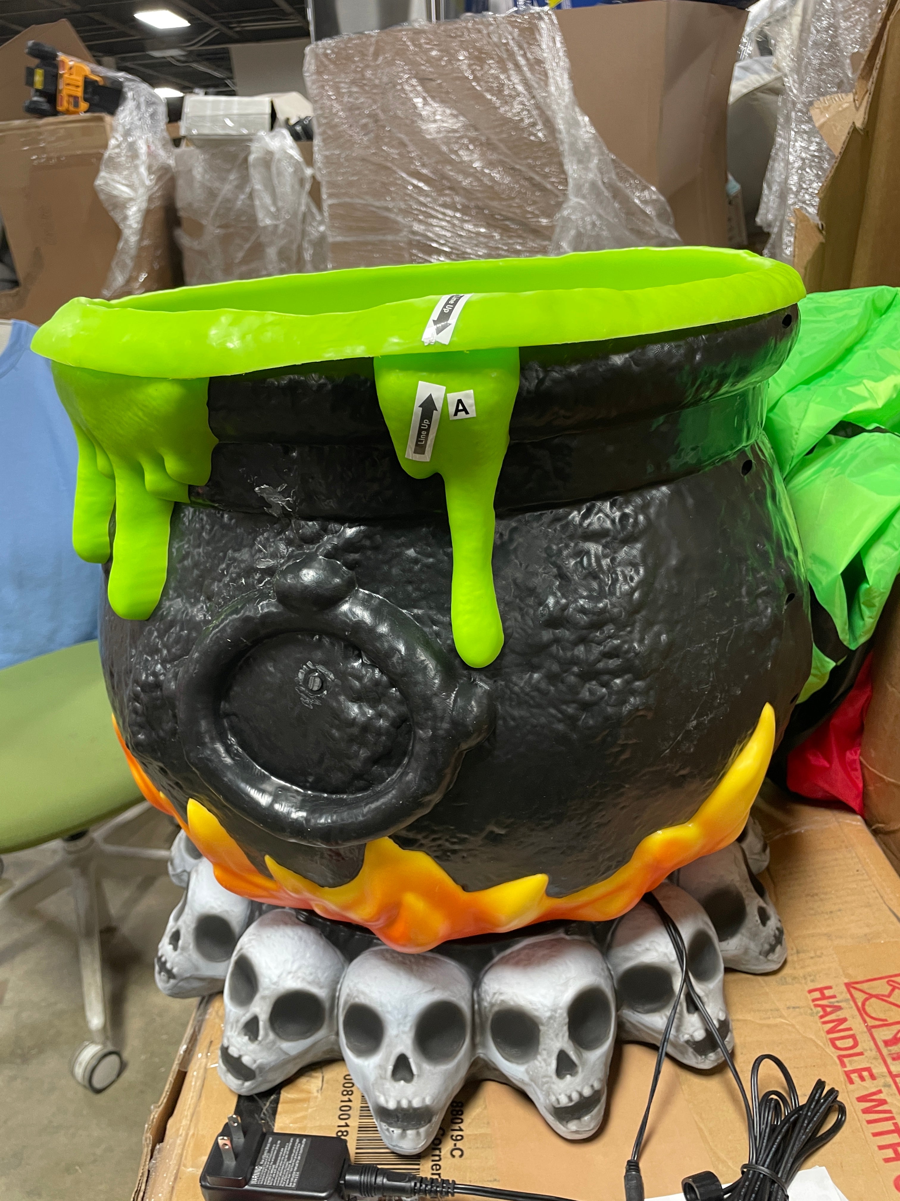 Halloween Large Light Up Cauldron