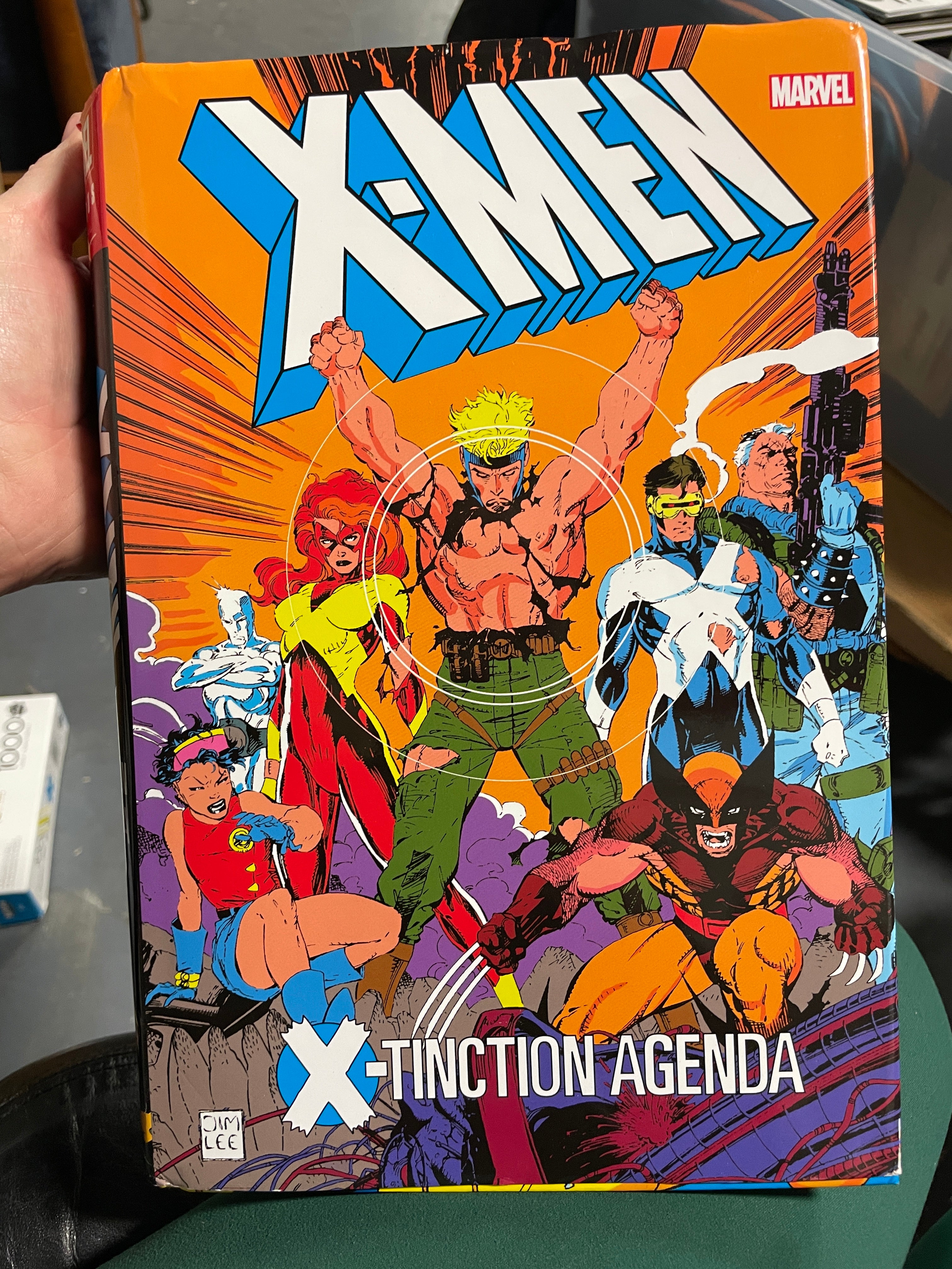 X-Tinction Agenda Omnibus Jim Lee Final Strike Cover - by Chris Claremont & Marvel Various (Hardcover)