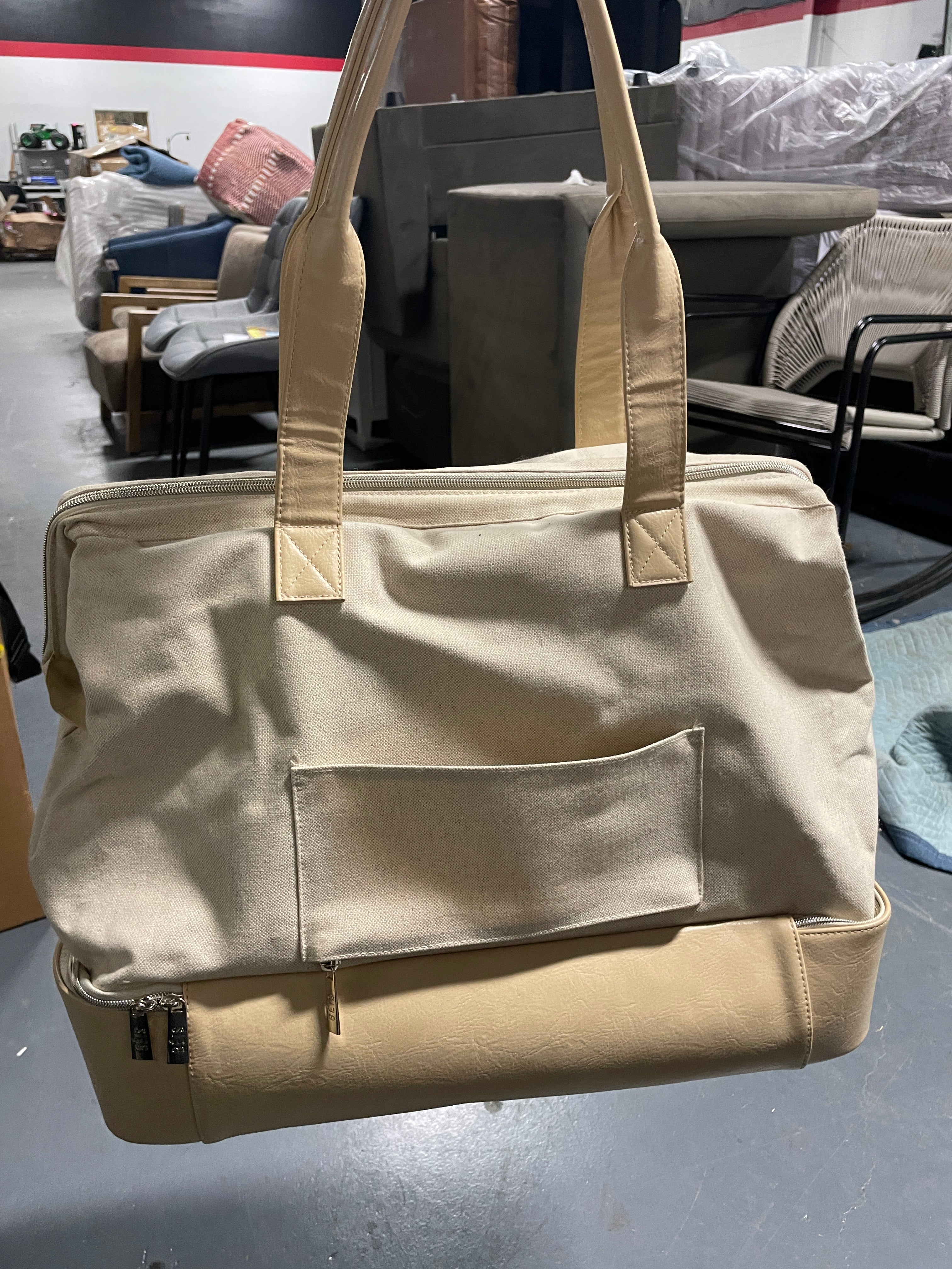 The Weekender  in Beige
