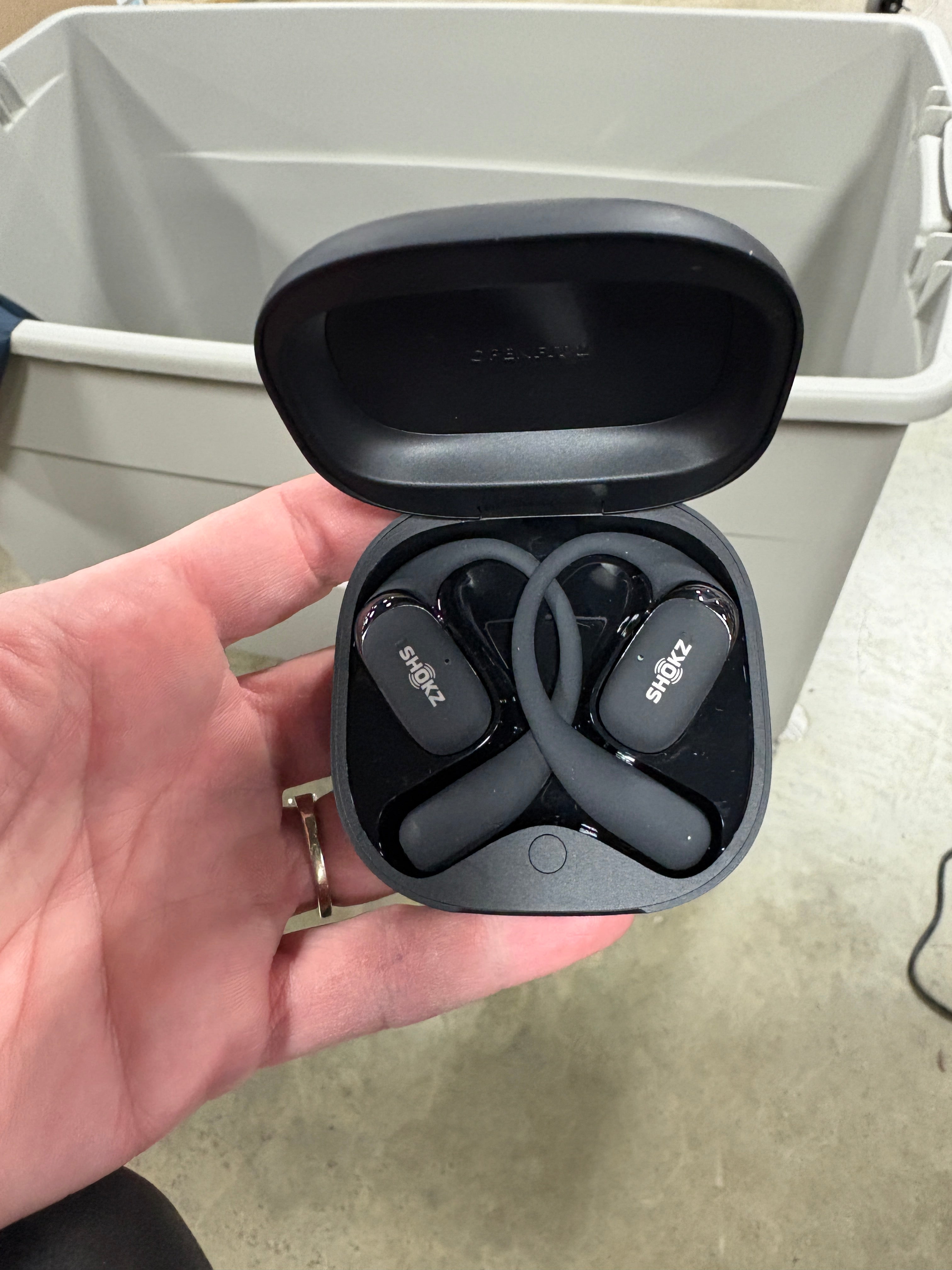 OpenFit 2 True Wireless Bluetooth Headphones - Black