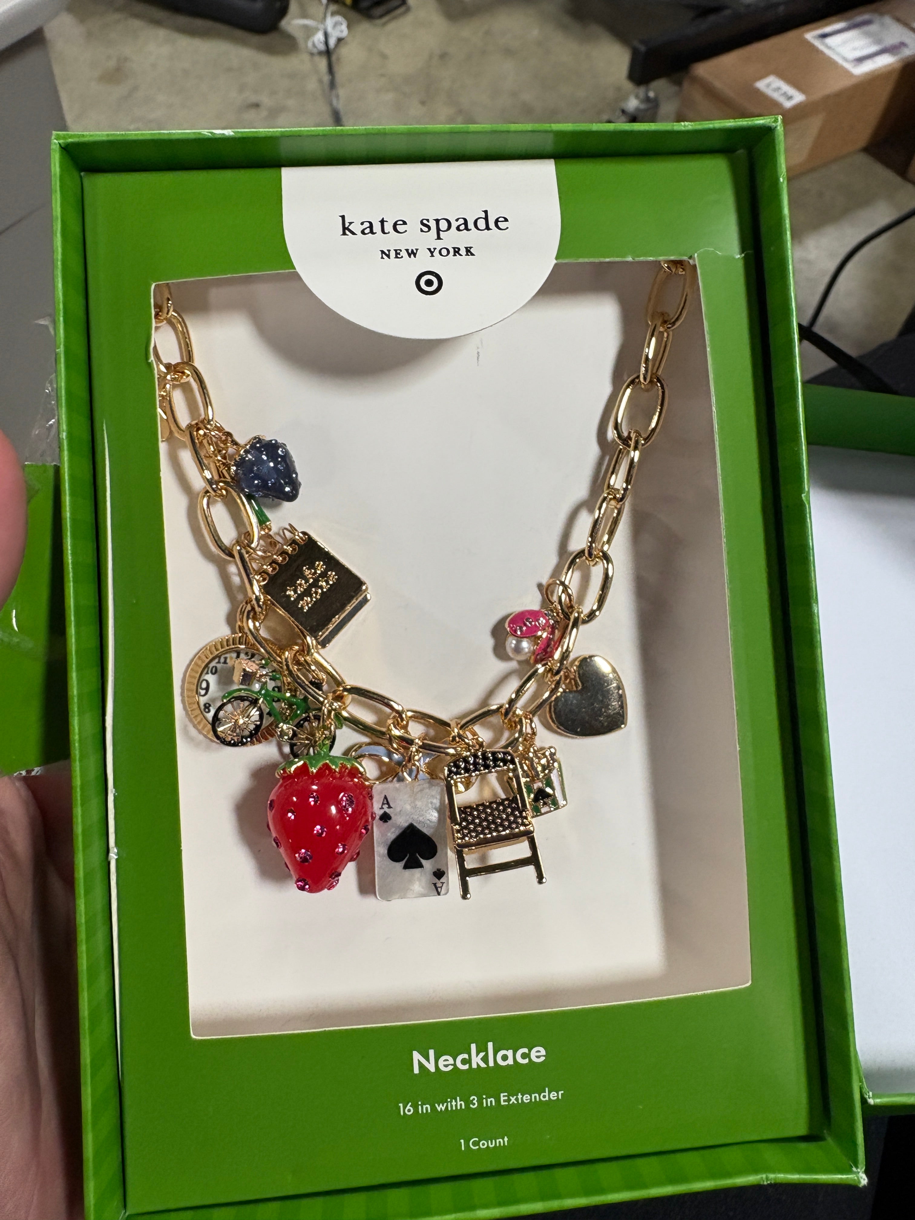 Chunky Charm Statement Necklace