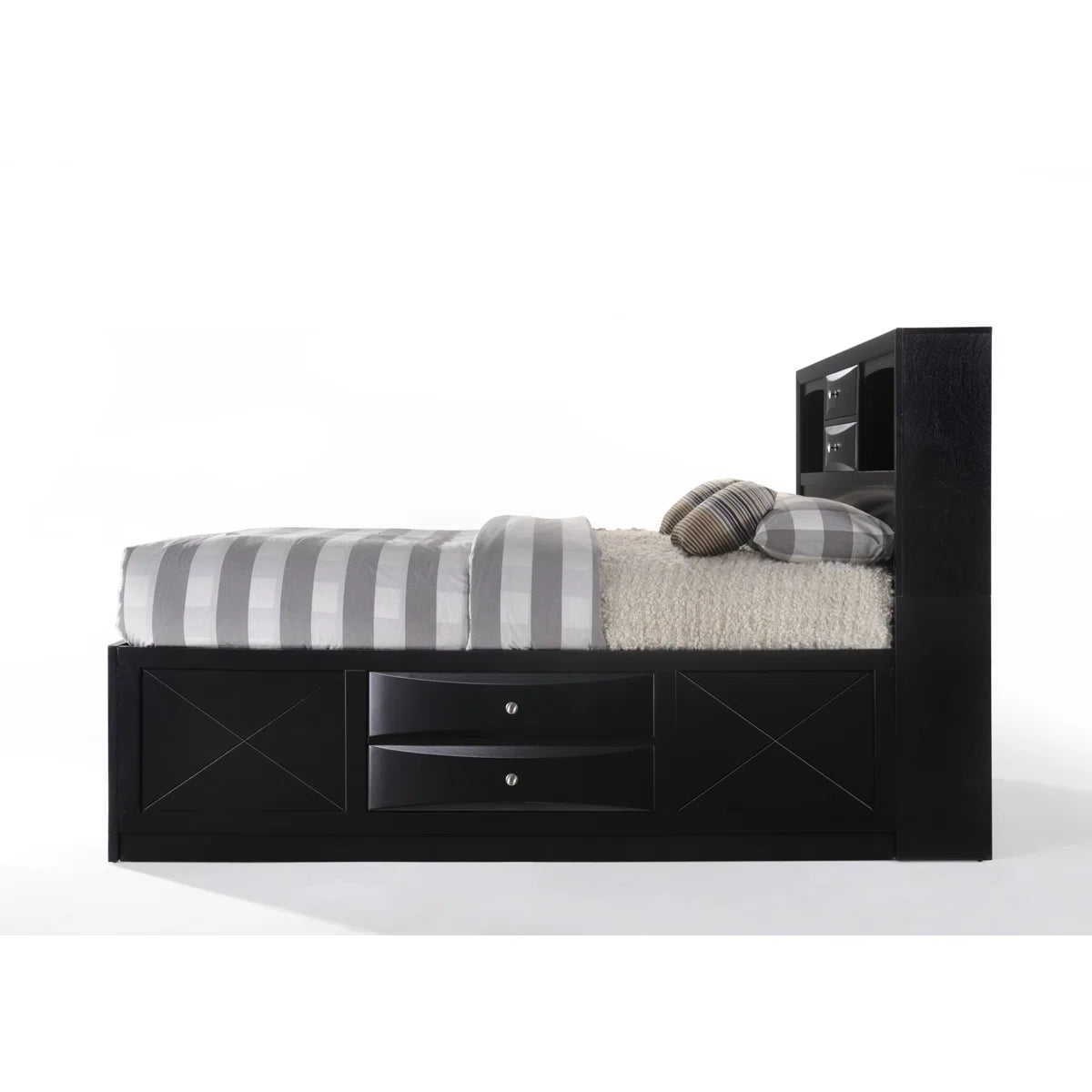 Crowson Storage Platform Bed - Queen - 3 BOXES