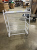 4 Drawer Metal Storage Organizer White