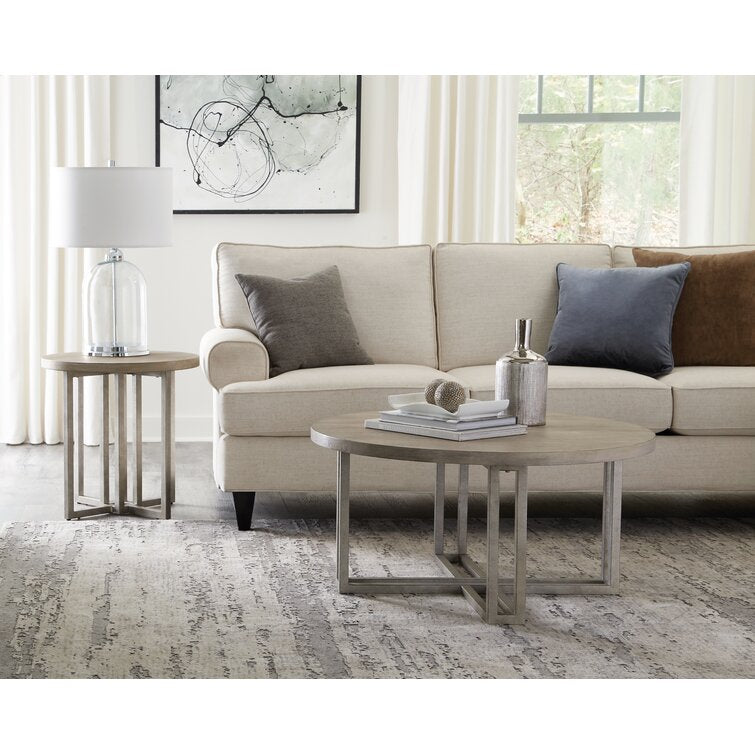Riverside Contemporary Round End Table