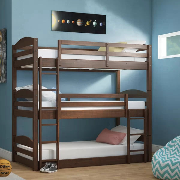 Cvyatko Twin over Twin Triple Bunk Bed 2-BOXES