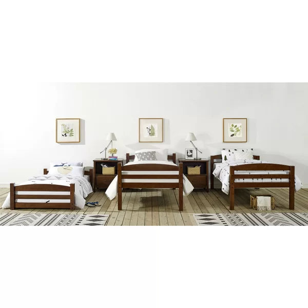 Cvyatko Twin over Twin Triple Bunk Bed 2-BOXES