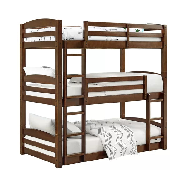 Cvyatko Twin over Twin Triple Bunk Bed 2-BOXES