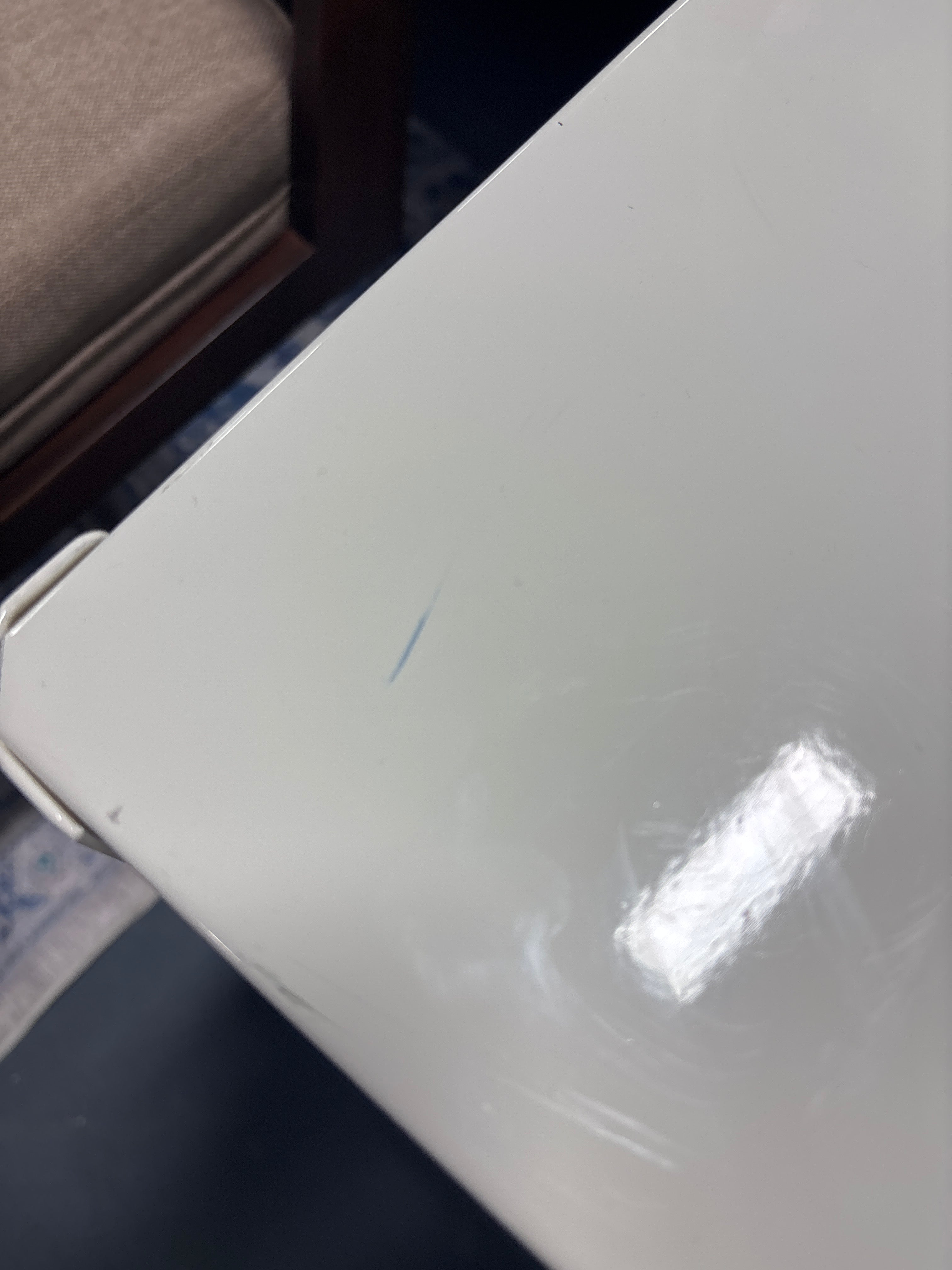 Metal Rolling Locker Storage Cabinet with Lock - Chalk White SHOWROOM ITEM