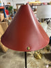 Floor Lamp with Leather Shade - Brown SHOWROOM ITEM