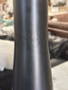 Alester Round Smooth Metal Drink Table - Black SHOWROOM ITEM