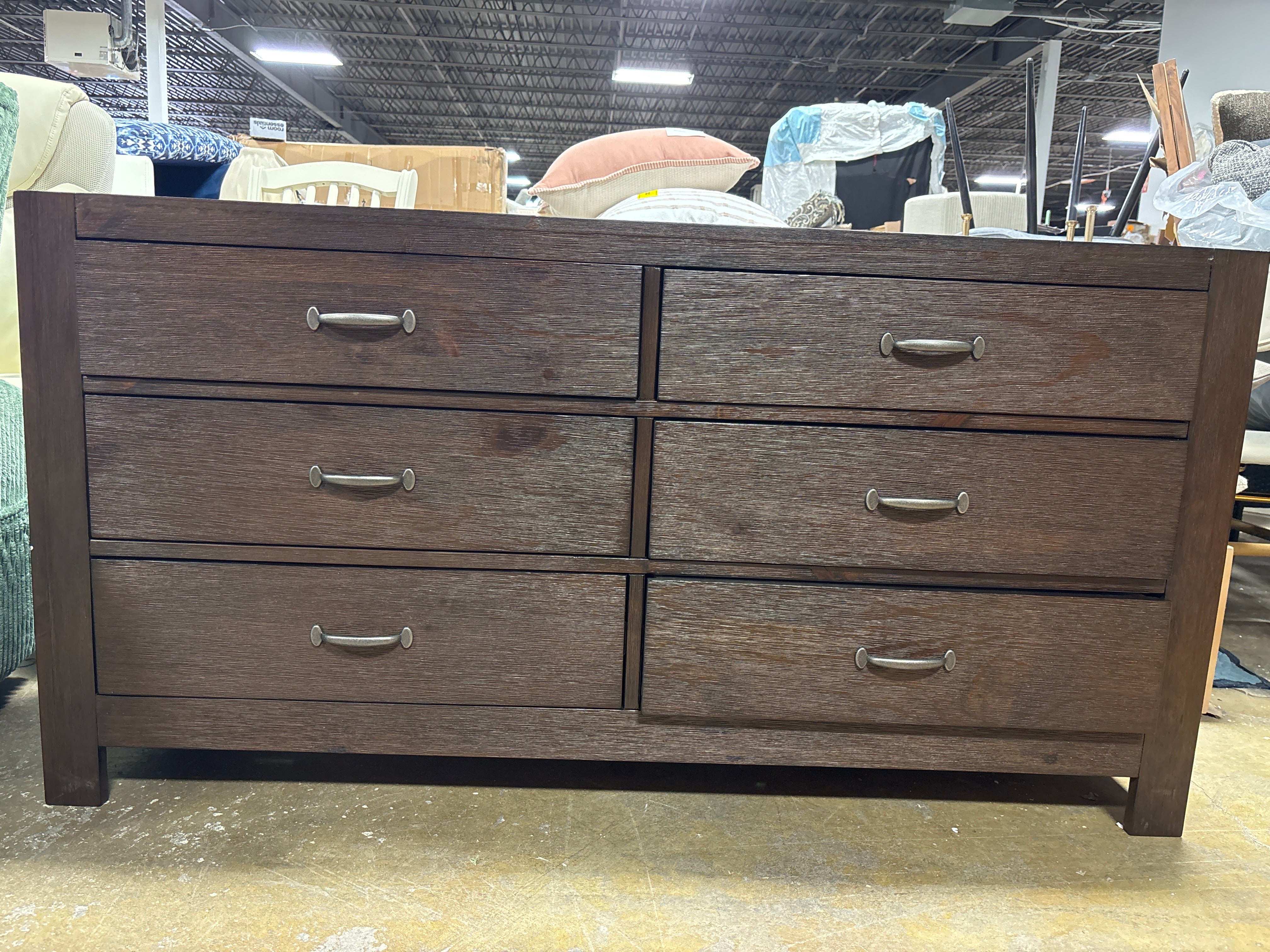6-Drawer Dresser  Espresso SHOWROOM ITEM