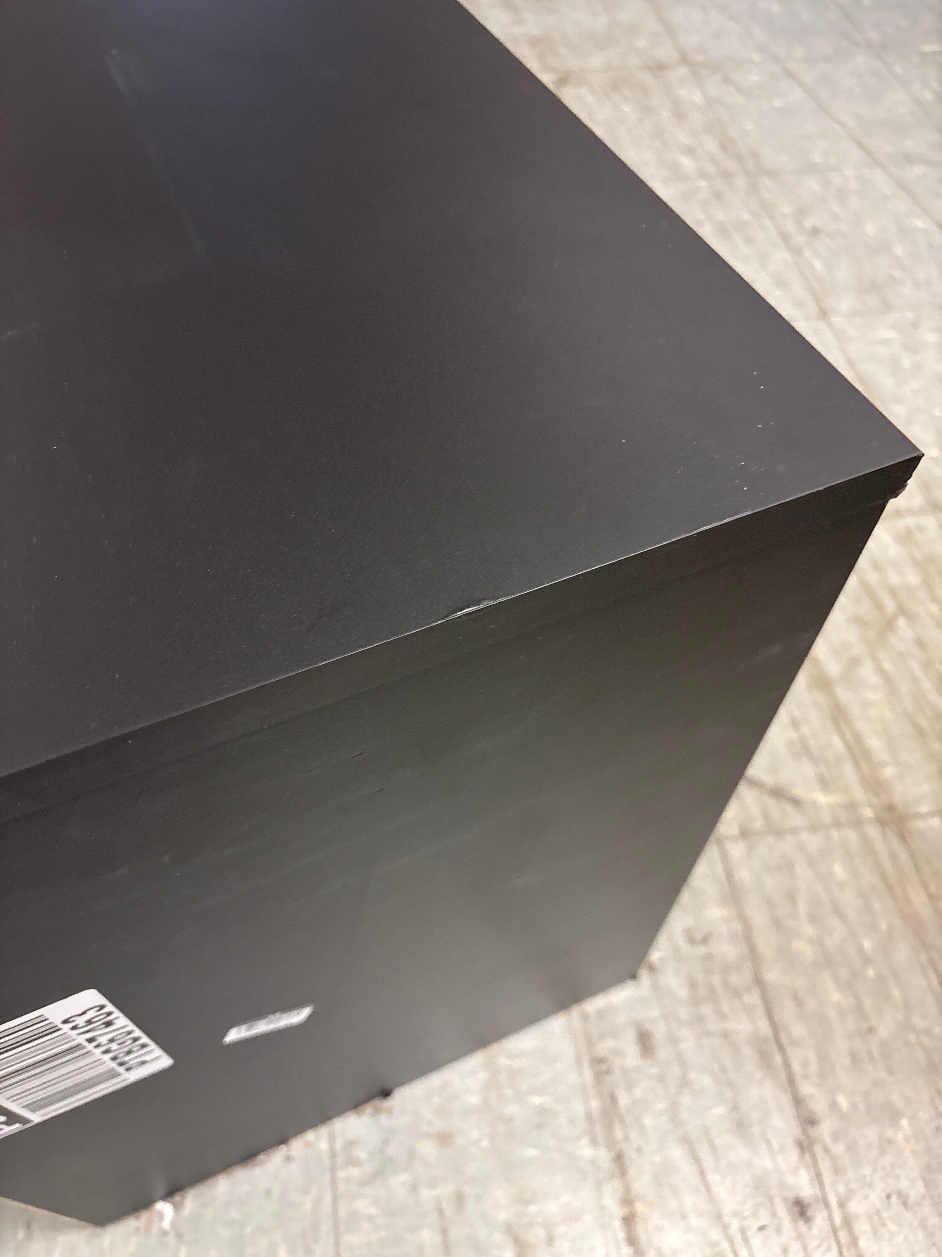 Dorm Storage TV Stand - Black SHOWROOM ITEM