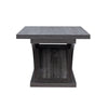 DH BASIC Transitional Distressed Grey 1-Shelf Coffee Table