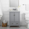 Otum  Bathroom Vanity with Sink, Gray Wood