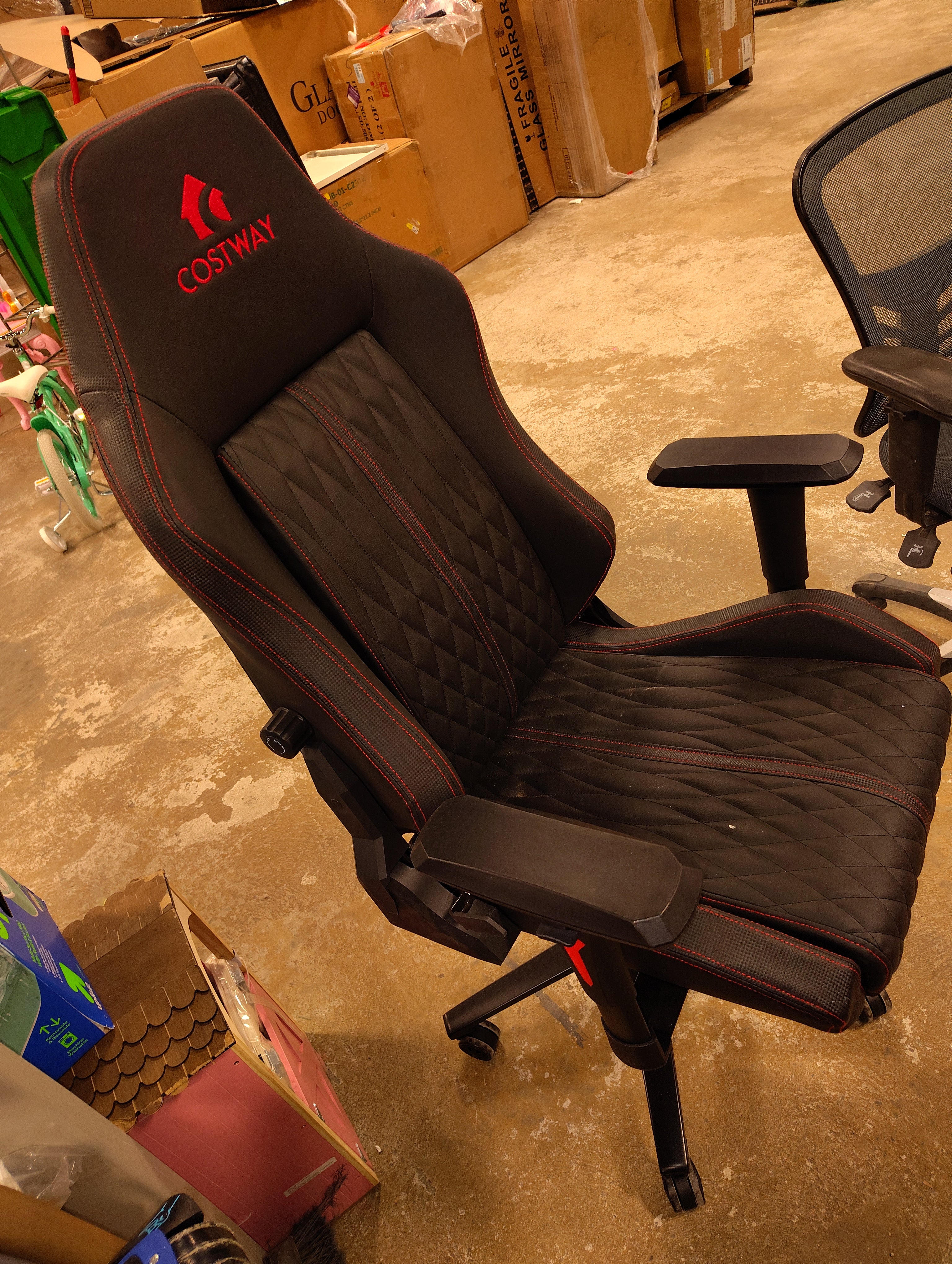 Gaming Chair, Ergonomic w/Adjustable Lumbar Support, 4D Armrests & Headrest, High Back Swivel Racing Gamer Chair, PU Leather Computer Office Chair for Adult Teen