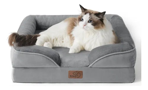 Orthopedic Pet Sofa - Grey - L