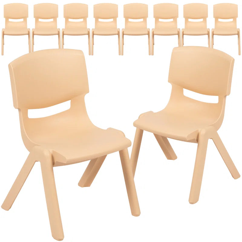 Demaio Goddard Plastic Stackable Preschool Chairs (Set of 10)
