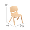 Demaio Goddard Plastic Stackable Preschool Chairs (Set of 10)