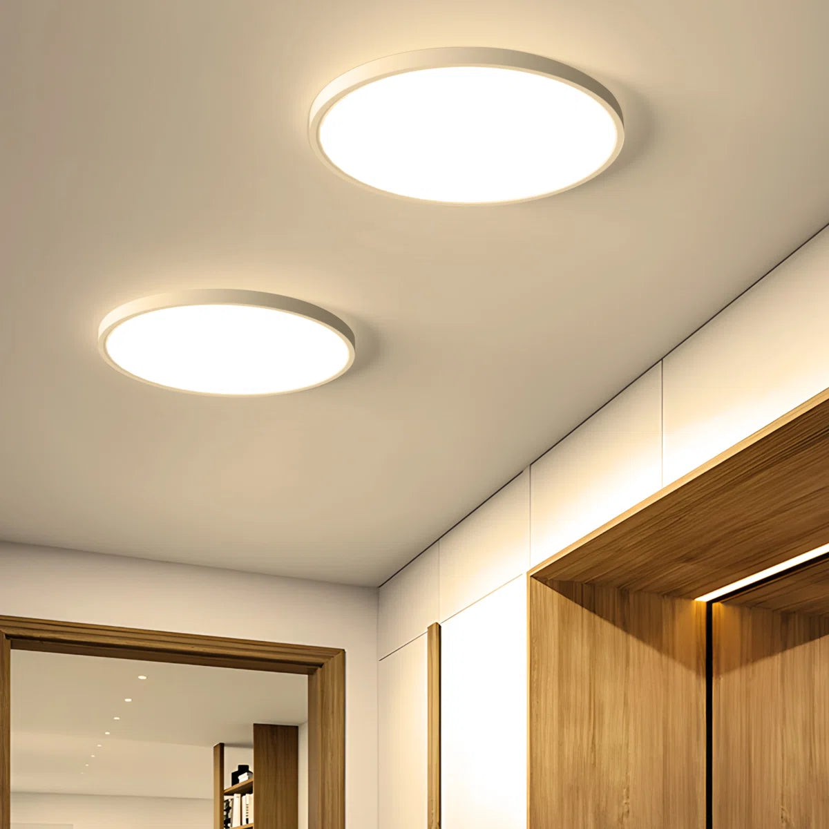 Deontee Acrylic LED Flush Mount - Set of 6