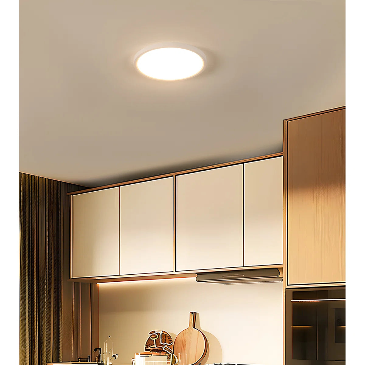 Deontee Acrylic LED Flush Mount - Set of 6