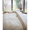 Luxury Wool White Solid Queen Comforter Cotton with (Wool Fill)