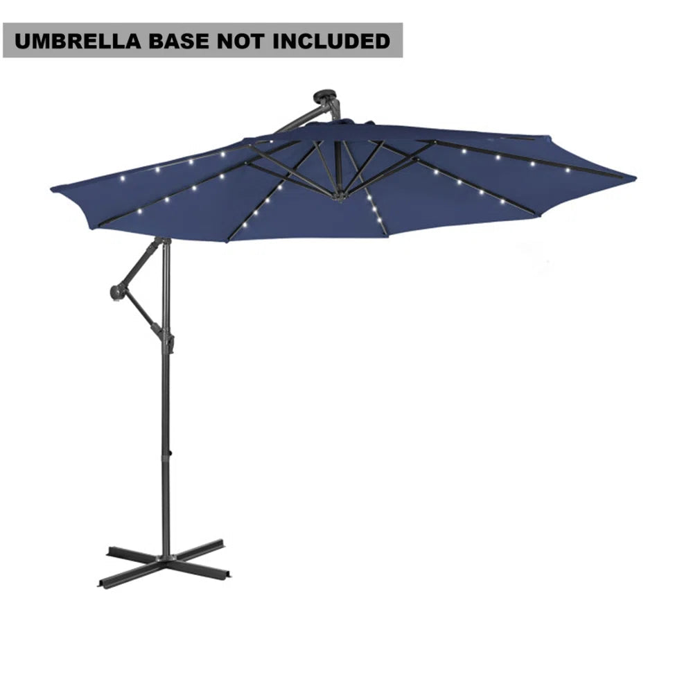 Direen Lighted Tilt Cantilever Umbrella