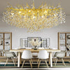 Divoll Gold Branch Chandelier 13 Light Crystal Raindrop Chandelier