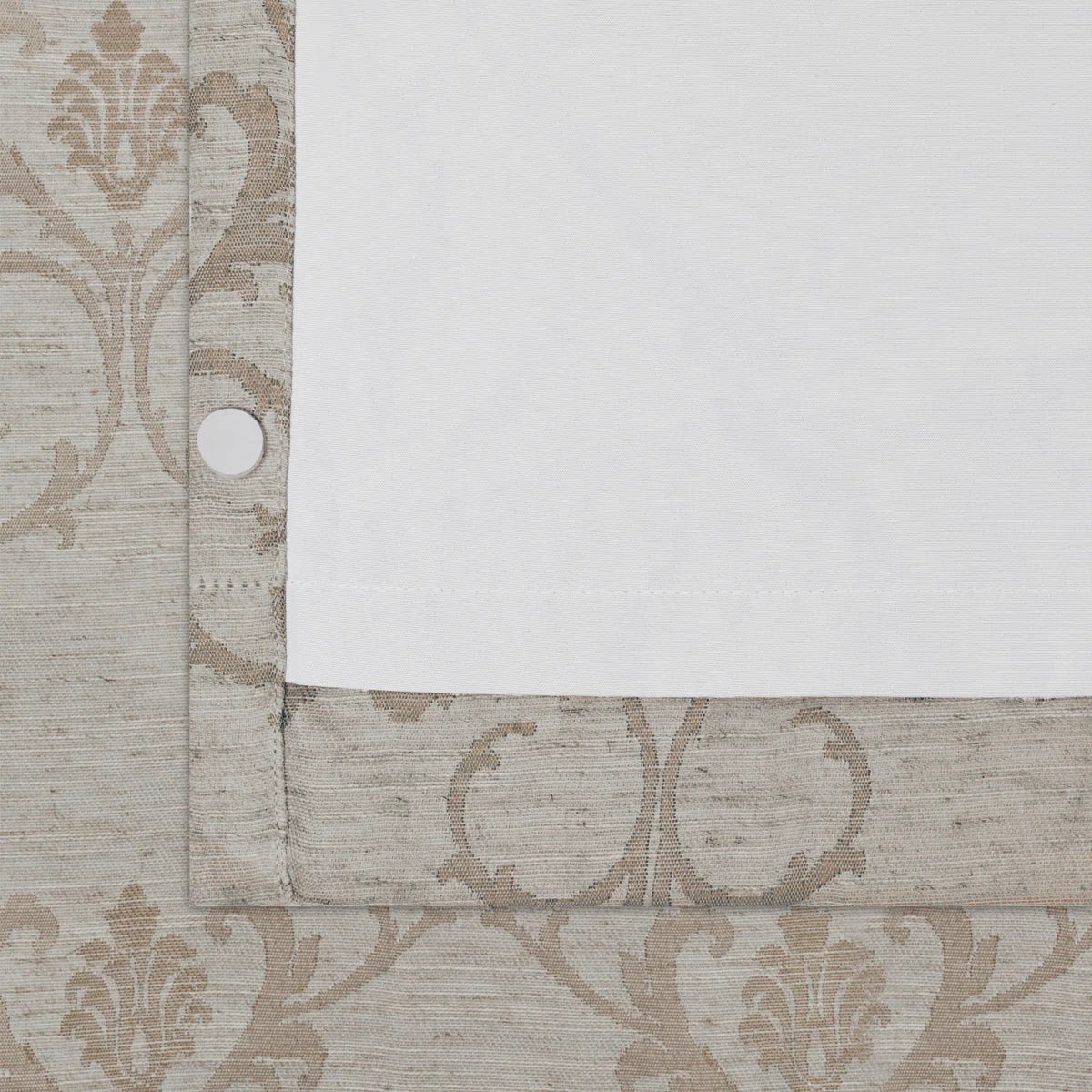 Doveton Damask Blackout Thermal Rod Pocket Single Curtain Panel