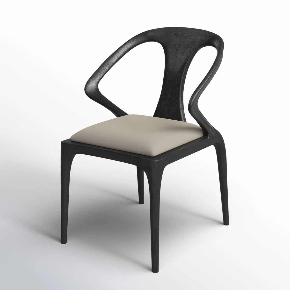 Downham Solid Wood Upholstered Dining Chair SHOWROOM ITEM
