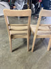 4pk Wood Ladder Back Dining Chair Set