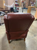 Yanik Vegan Leather Manual Recliner with Nailheads Wingback