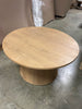 Wooden Round Pedestal Coffee Table