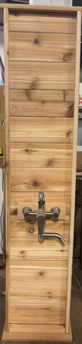 Tower Rustic Cedar Shower