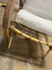 2pc Sculptured Statement Patio Conversation Set Chair & Ottoman