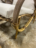 2pc Sculptured Statement Patio Conversation Set Chair & Ottoman