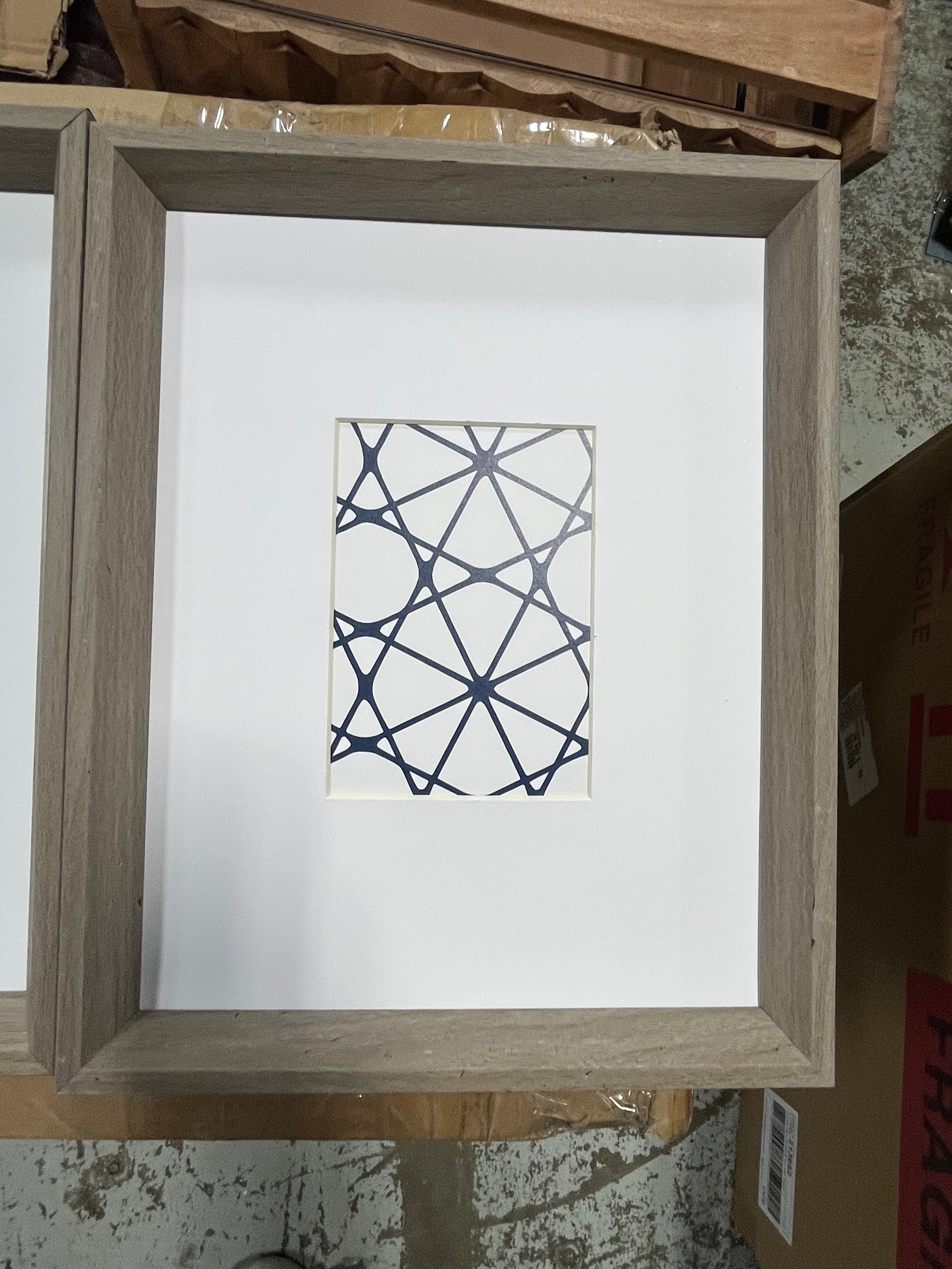 6pc Calter Framed Print Art Set